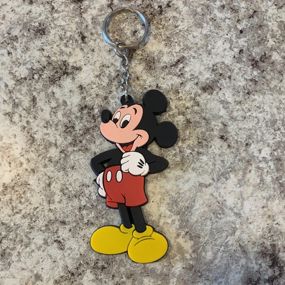 New Rubber Mickey Mouse Key Chain - Picture 2 of 4